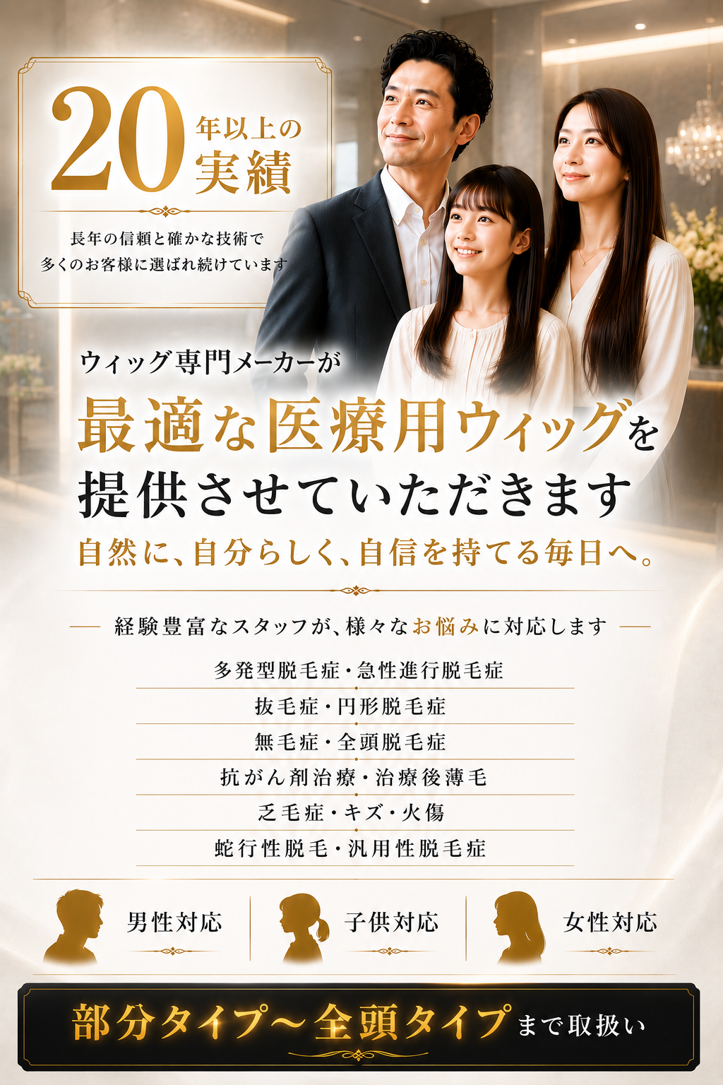 医療用ウィッグ