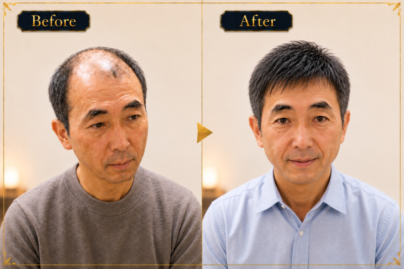 男性用ウィッグ