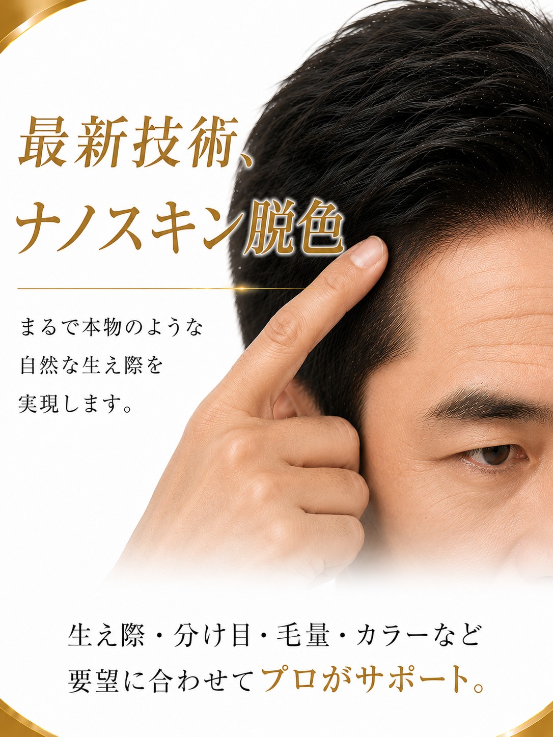 男性用ウィッグ