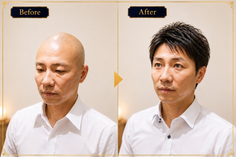 男性用ウィッグ