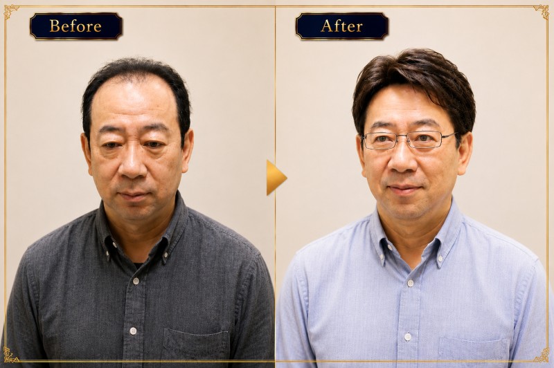 男性用ウィッグ