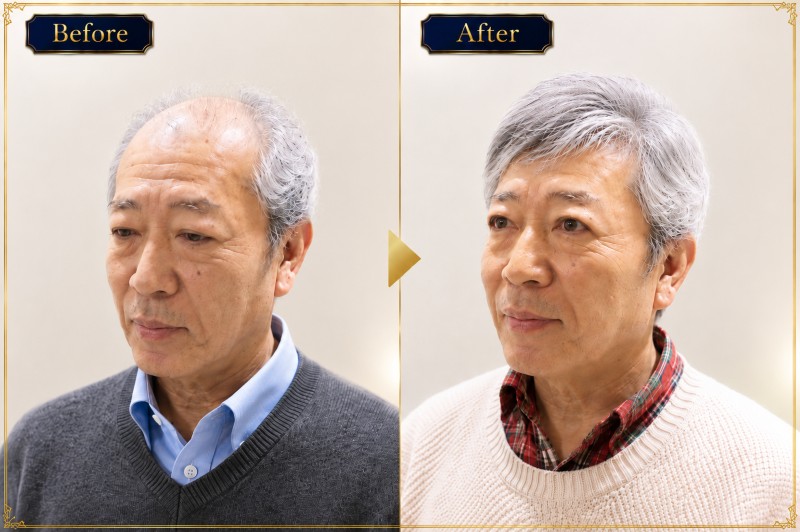 男性用ウィッグ