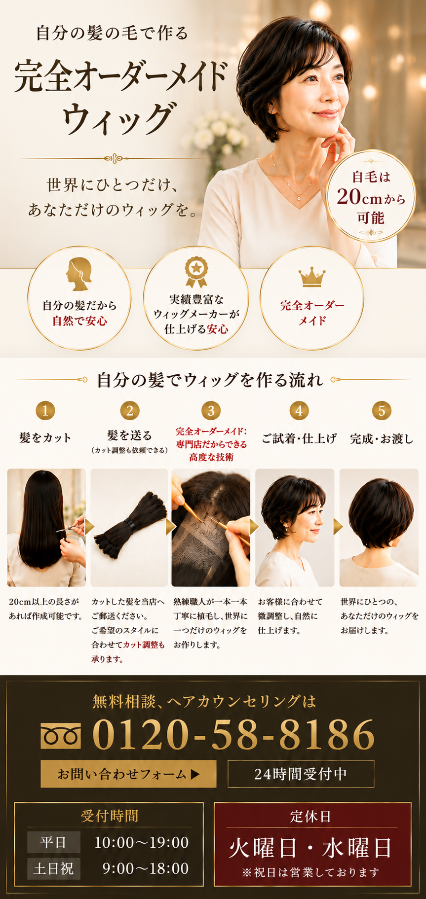 医療用ウィッグ｜かつら・ウィッグ専門の青山ハイベル