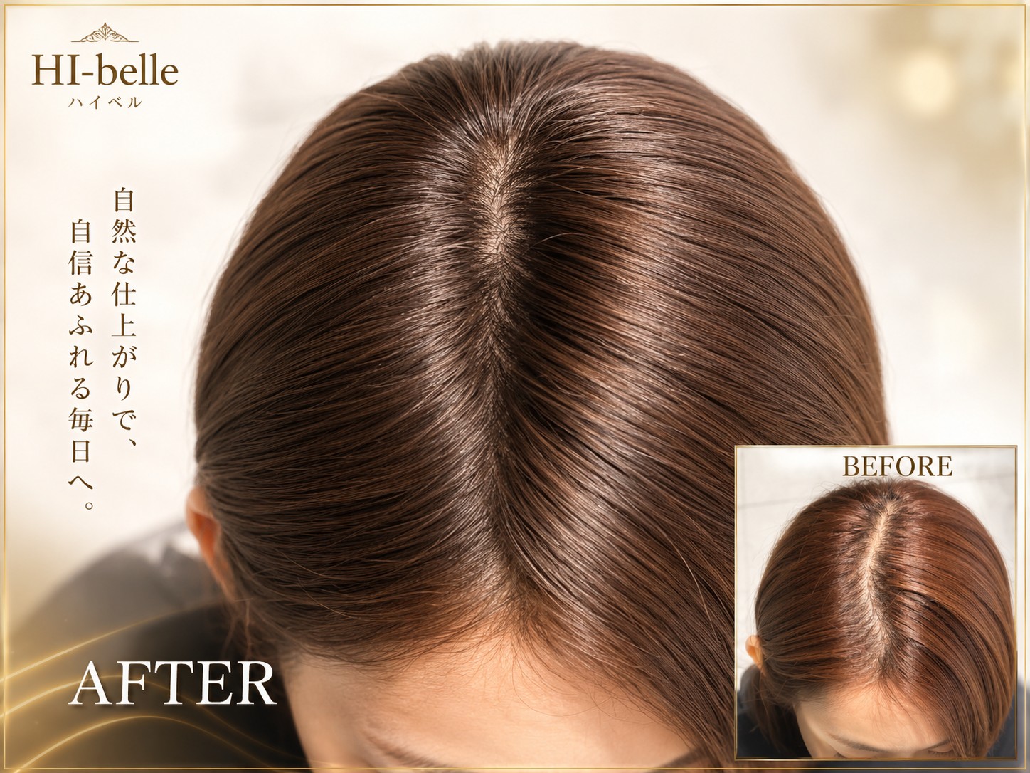 最新ヘアピース　YURARE