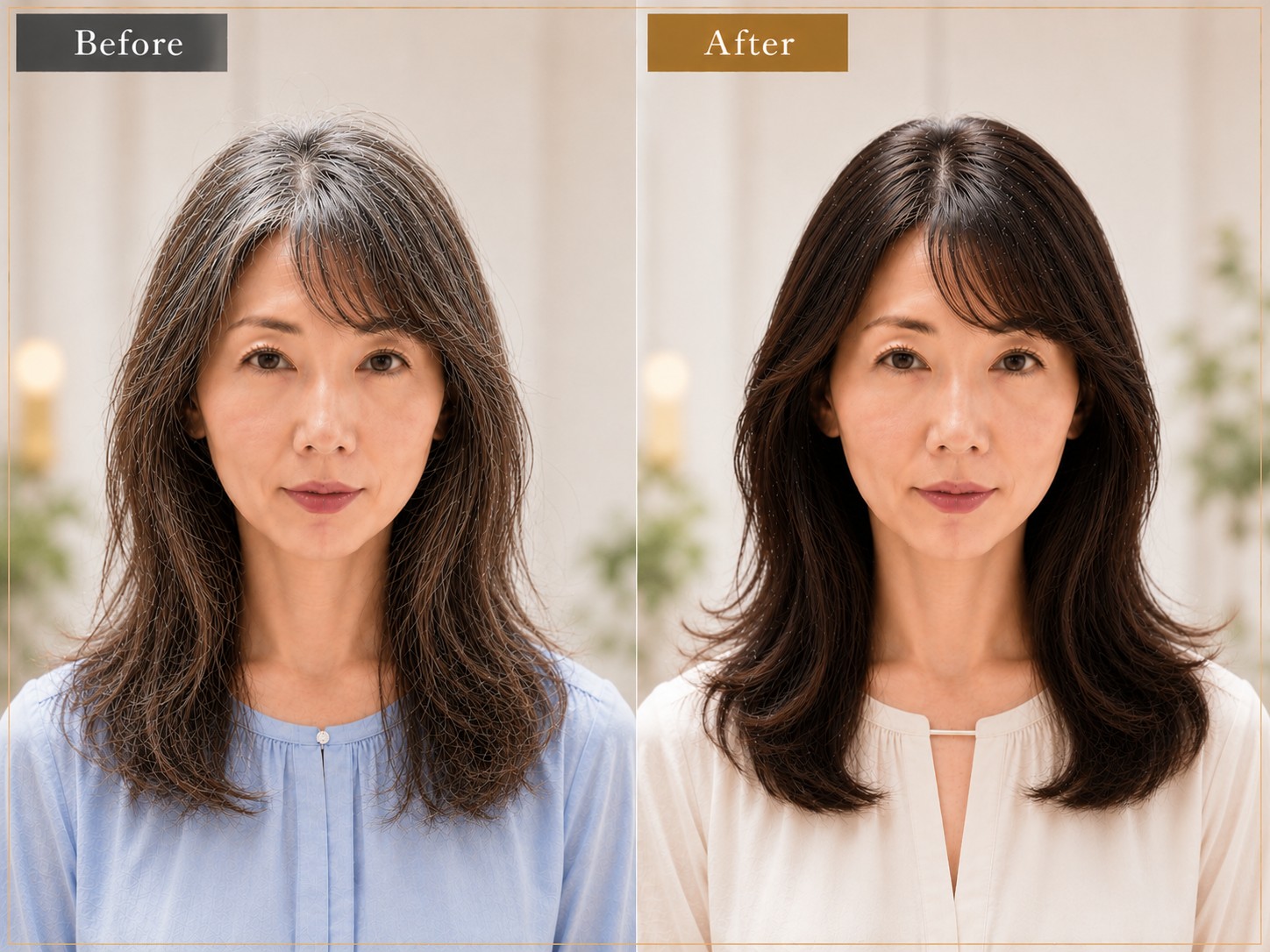 最新ヘアピース　YURARE